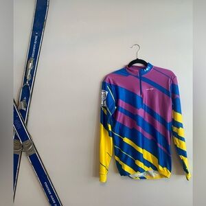 Retro Inspired Louis Garneau Road Biking Long Sleeve